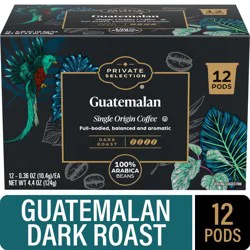 Private Selection Guatemalan Dark Roast K-Cup Coffee Pods, 12 ct