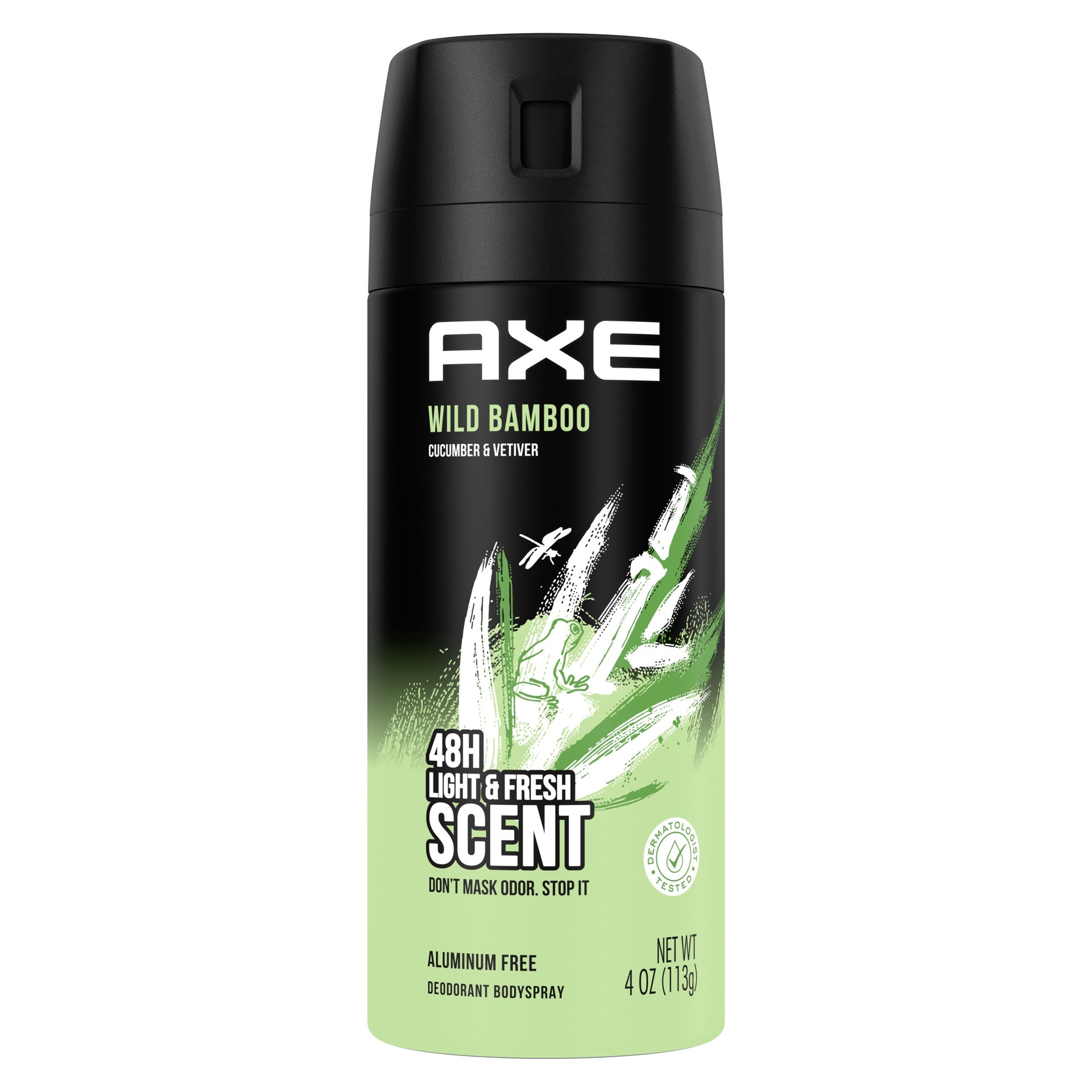 slide 1 of 3, AXE Wild Bamboo Men's Body Spray Deodorant With Essential Oils, 4.0 oz, 1 ct