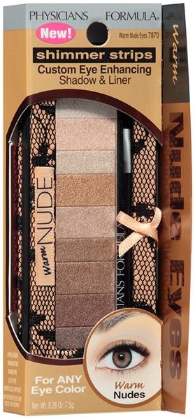 slide 1 of 1, Physicians Formula Shimmer Strips Custom Eye Enhancing Shadow & Liner Nude Collection, Warm Nude Eyes, 1 ct