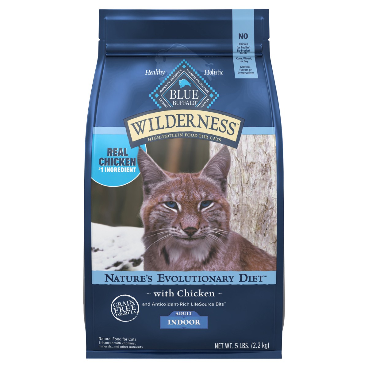 slide 1 of 7, BLUE BUFFALO BLUE Food for Cats 5 lb, 5 lb