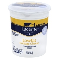 slide 1 of 1, Lucerne Dairy Farms Cottage Cheese Lowfat 1%, 