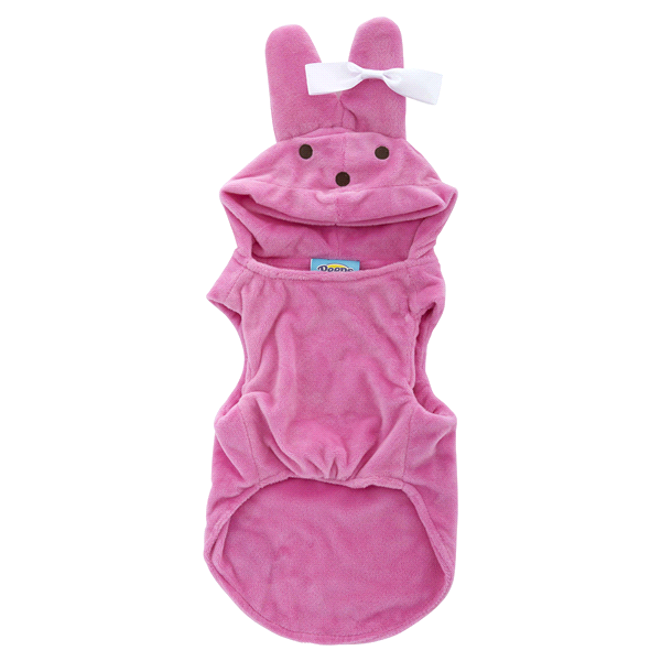 slide 1 of 1, Peeps Plush Bunny Costume For Dogs, Medium, MED