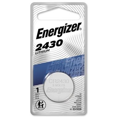 slide 1 of 1, Energizer 2430 Lithium Coin Battery, 1 Pack, 1 ct