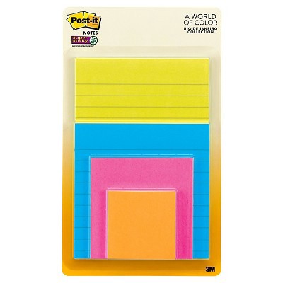 slide 1 of 4, Post-it Super Sticky Notes Rio De Janeiro Collection, 4 pk; 45 ct