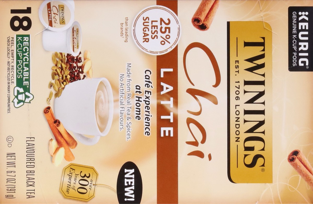 slide 5 of 12, Twining Tea Kcup Chai Latte 18pc - 18 CT, 18 ct