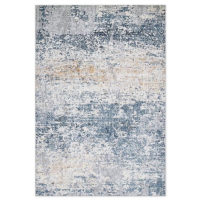 slide 1 of 3, nuLOOM Wilde 6'7 x 9' Distressed Area Rug - Blue, 1 ct