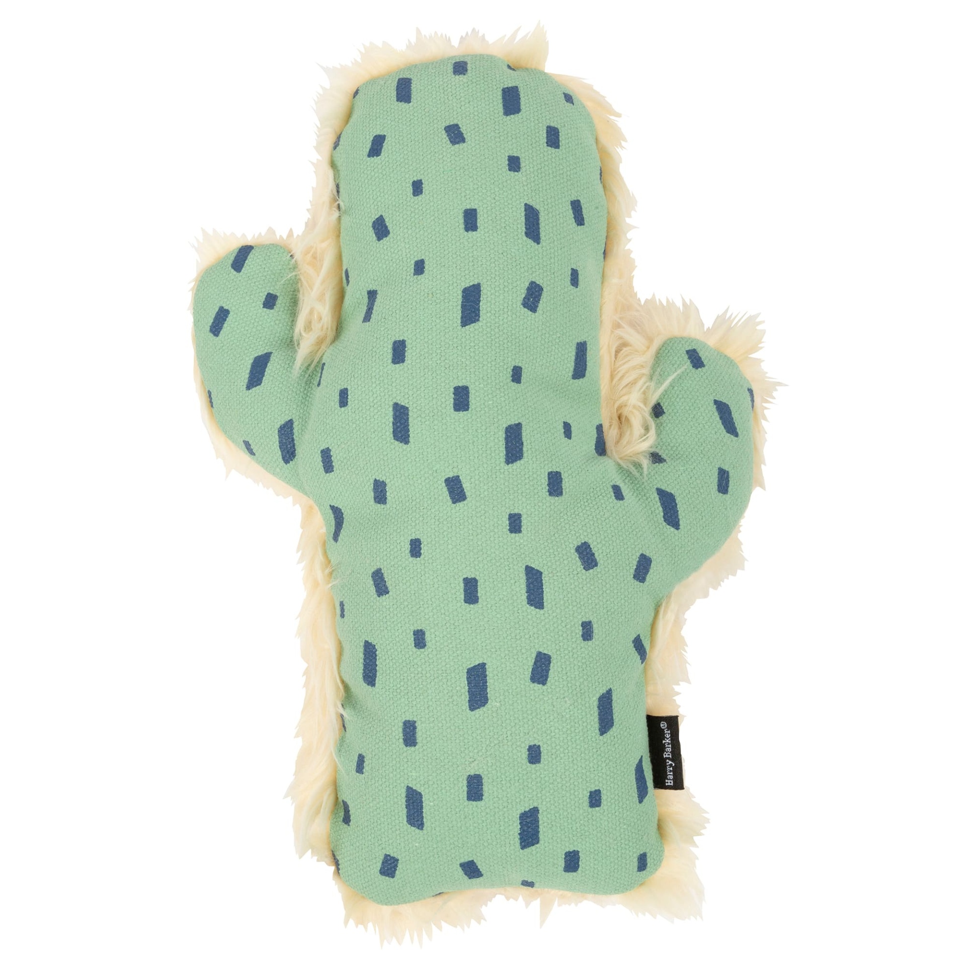 slide 1 of 1, Harry Barker Green Cactus Plush Dog Toy, MED