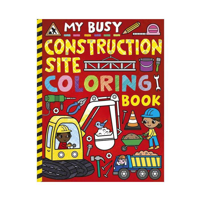 slide 1 of 1, My Busy Construction Coloring Book - by Tiger Tales (Paperback), 1 ct
