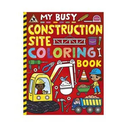 My Busy Construction Coloring Book - by Tiger Tales (Paperback)
