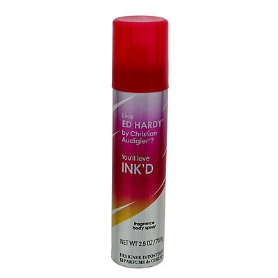 slide 1 of 1, Designer Imposters Inkd Deodorant Body Spray for Women, 2.5 oz