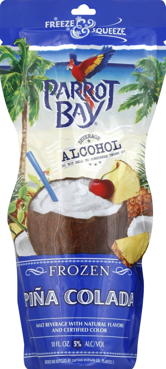 slide 2 of 2, Parrot Bay Pina Colada Pouch, 10 oz