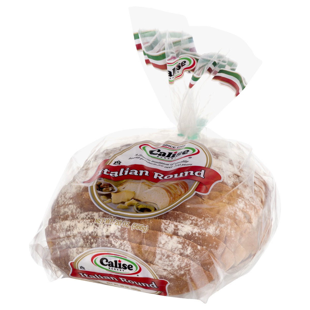 slide 9 of 10, Calise Bakery Round Sliced Italian Bread, 20 oz