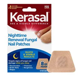 Kerasal Nighttime Fungal Nail Patches - 14ct