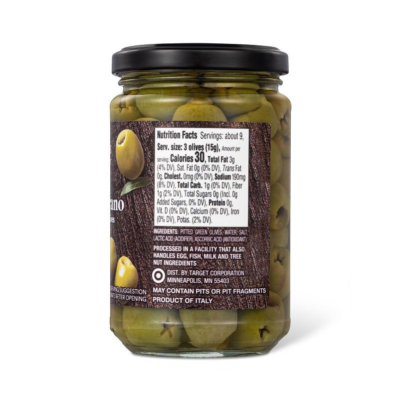 slide 3 of 3, Castelvetrano Pitted Olives - 6oz - Good & Gather™, 6 oz