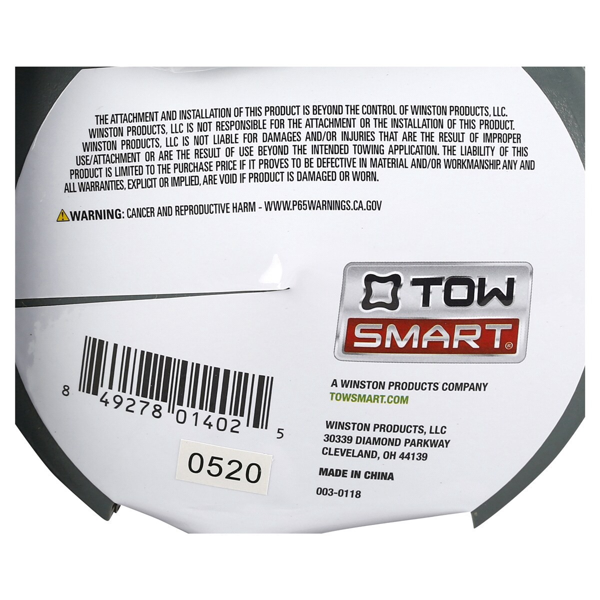 slide 2 of 2, TowSmart Magnetic Towing Lights - Under 80", 80 in