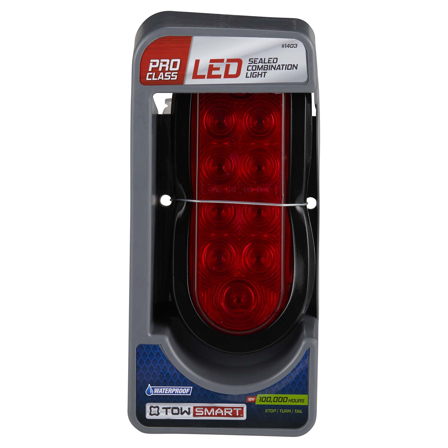 slide 1 of 2, PROCLASS TOWSMART ProClass LED Sealed Oblong Stop, Turn and Tail Light - Red, 1 ct
