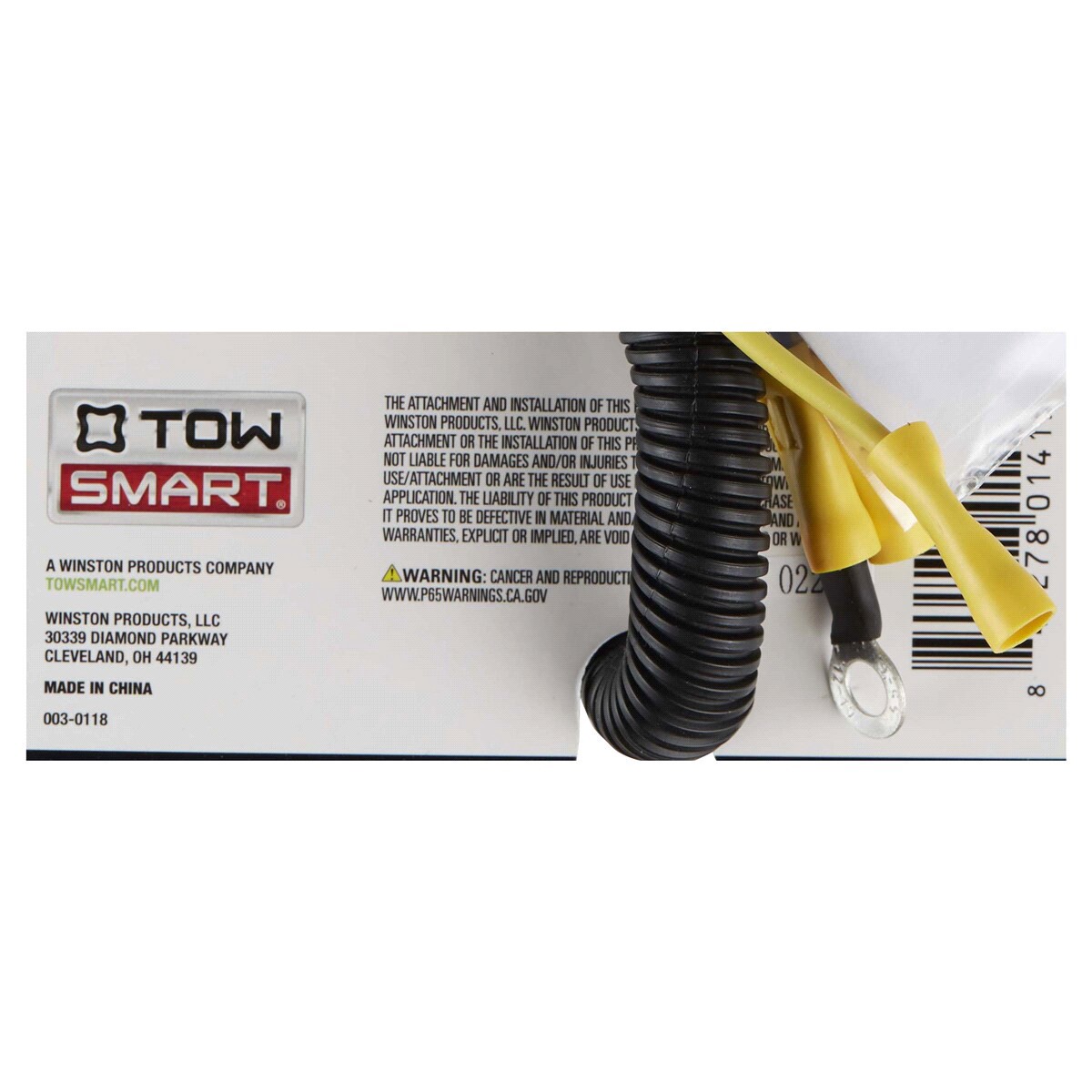 slide 2 of 2, TOWSMART Trailer Wiring Adapter - 4 Way Flat to 7 Way Round, 1 ct