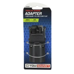 TOWSMART Trailer Wiring Adapter - 7 Way Blade to 4 or 5 Way Flat