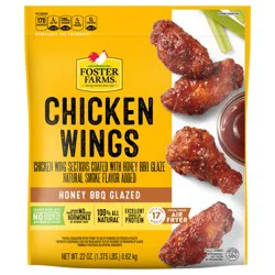 Foster Farms Chicken Wings Honey BBQ - 22 Oz
