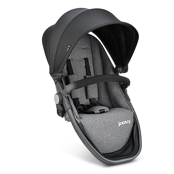 slide 1 of 5, Joovy Qool Second Seat - Grey Melange, 1 ct