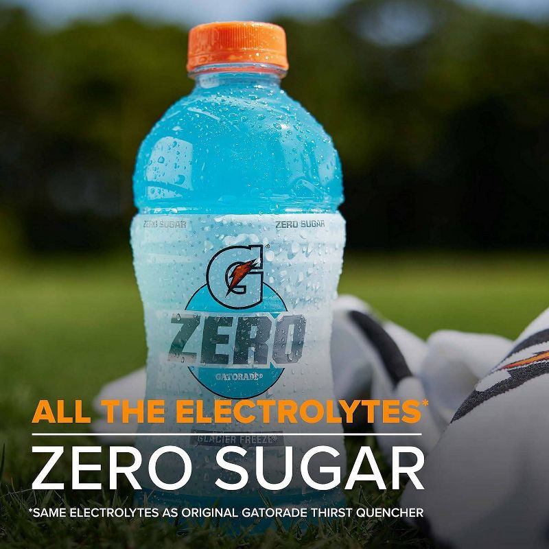 slide 2 of 8, Gatorade G ZERO Glacier Freeze Sports Drink - 28 fl oz Bottle, 28 fl oz
