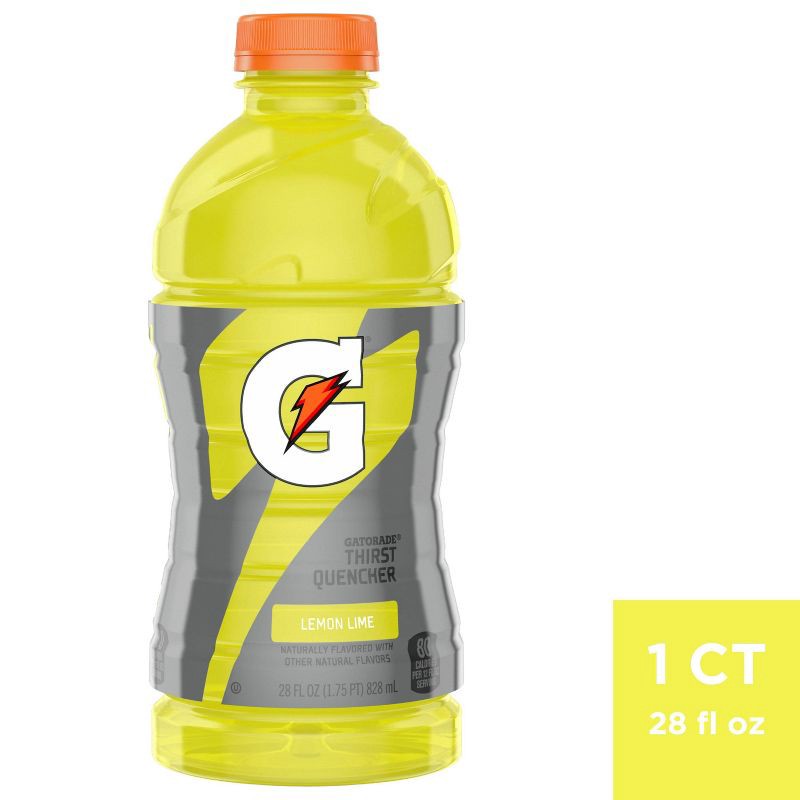 slide 1 of 2, Gatorade Lemon Lime Sports Drink - 28 fl oz Bottle, 28 fl oz