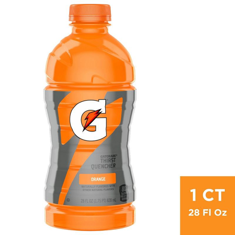 slide 1 of 3, Gatorade Orange Sports Drink - 28 fl oz Bottle, 28 fl oz