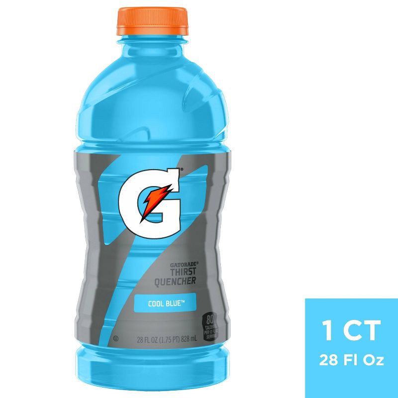 slide 1 of 3, Gatorade Cool Blue Sports Drink - 28 fl oz Bottle, 28 fl oz