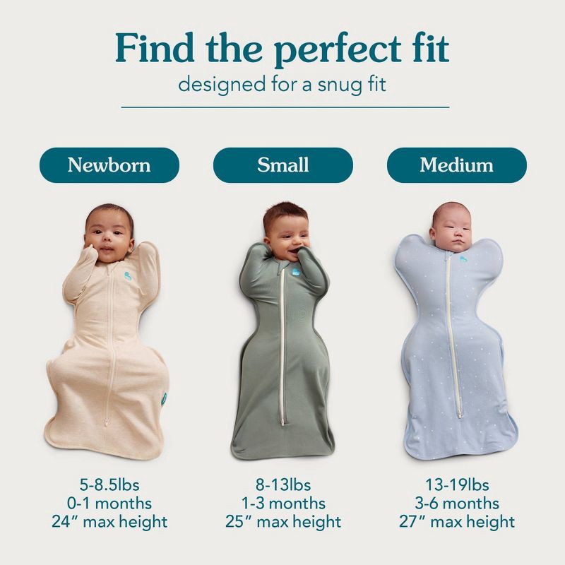 slide 5 of 9, Love to Dream Swaddle Up Sleep Sack- Cotton 1.0 TOG - Dusty Blue - S, 1 ct