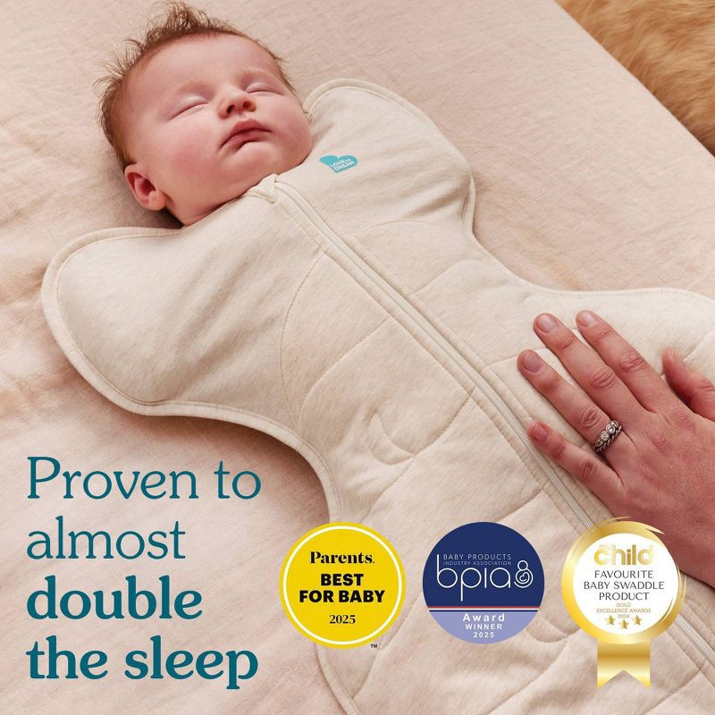 slide 8 of 9, Love to Dream Swaddle Up Sleep Sack- Cotton 1.0 TOG - Dusty Blue - S, 1 ct