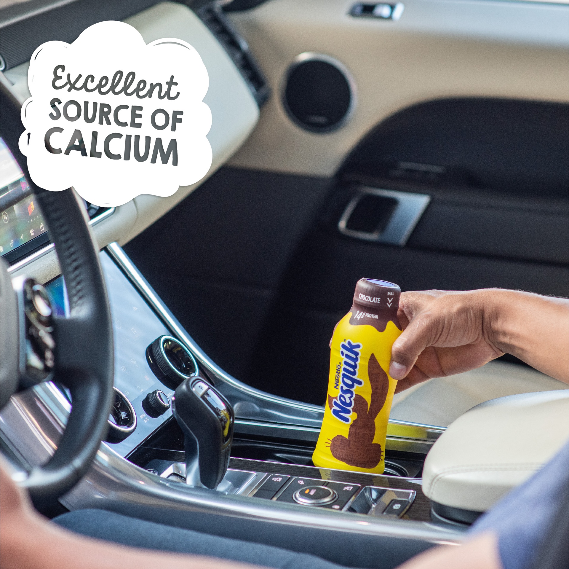 slide 4 of 5, Nesquik Low Fat Double Chocolate Milk, 14 fl oz
