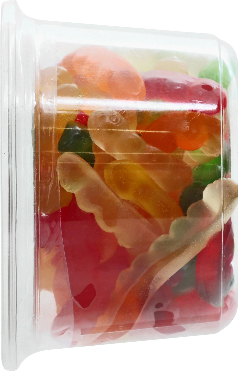 slide 8 of 13, DSD Merchandisers Assorted Fruit Gummy Worms 13 oz, per lb