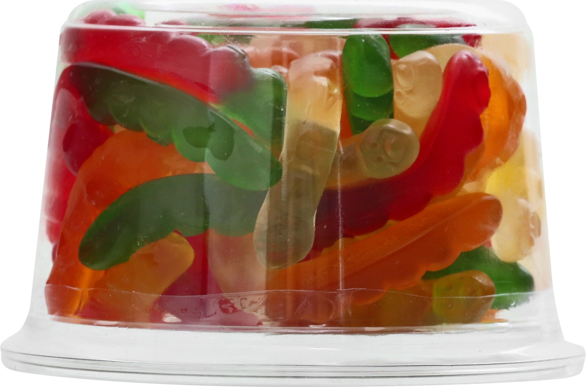 slide 9 of 13, DSD Merchandisers Assorted Fruit Gummy Worms 13 oz, per lb