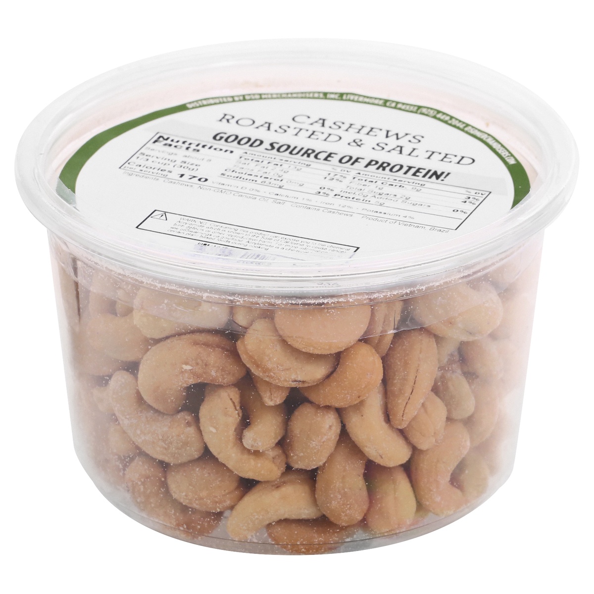 slide 5 of 10, DSD Merchandisers Roasted & Salted Cashews - 9 oz, 9 oz