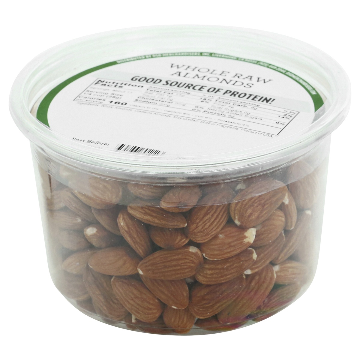 slide 3 of 9, DSD Merchandisers Whole Raw Almonds 11 oz, per lb