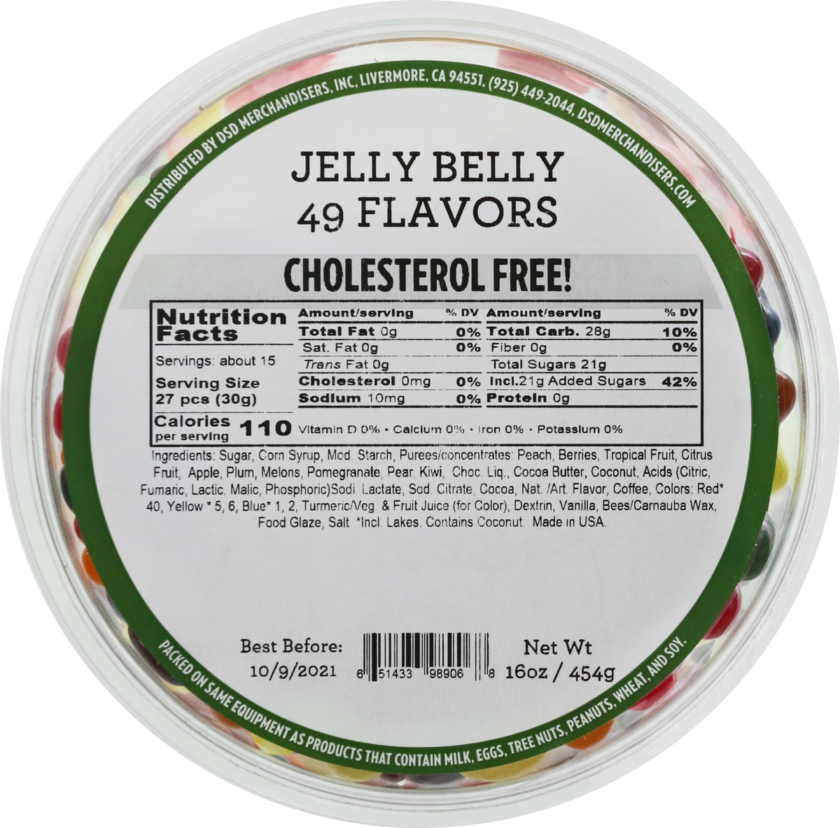 slide 9 of 9, Jelly Belly Beans 49 Flavors - 16 Oz, per lb