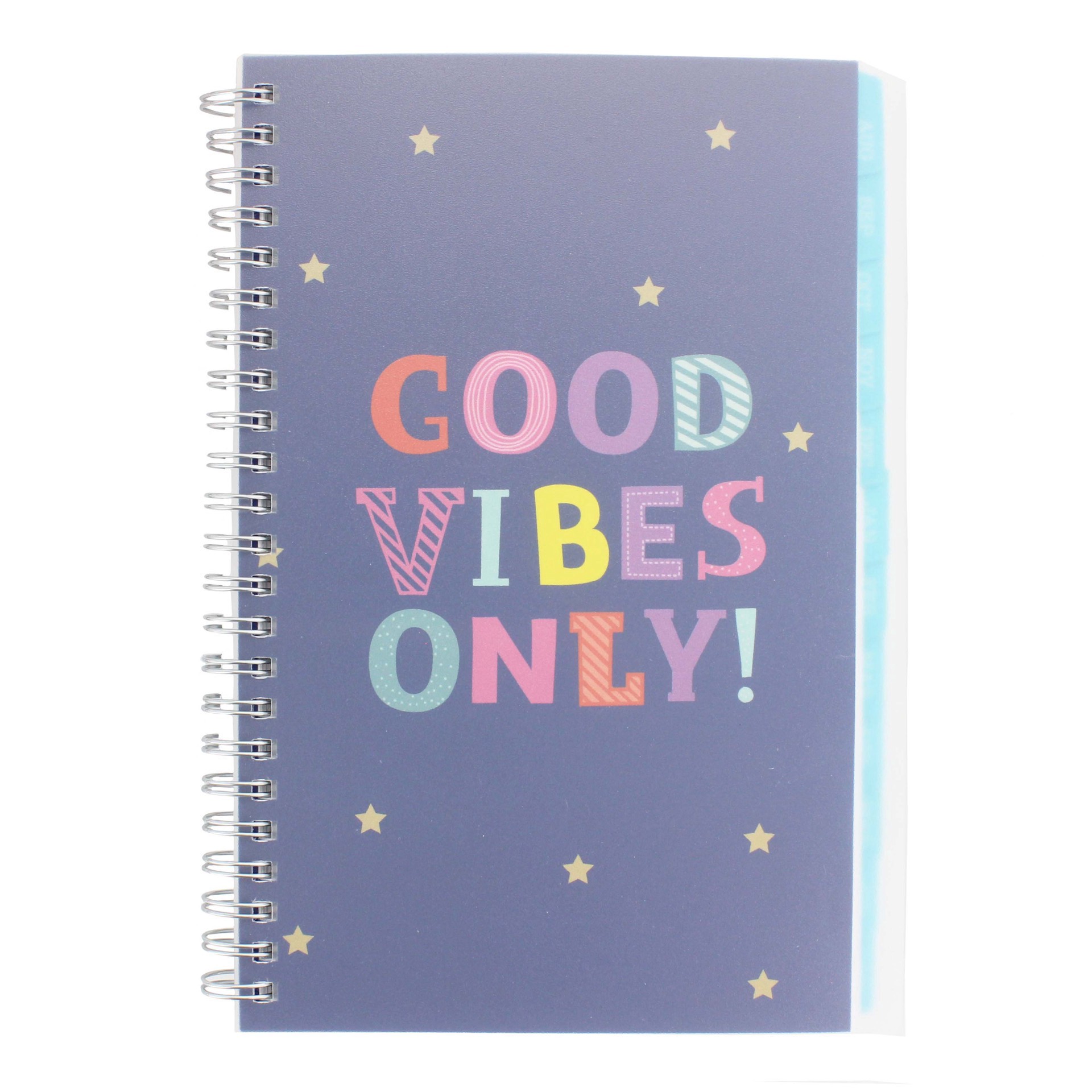 slide 1 of 1, PlanAhead Good Vibes Medium Student Planner, 1 ct