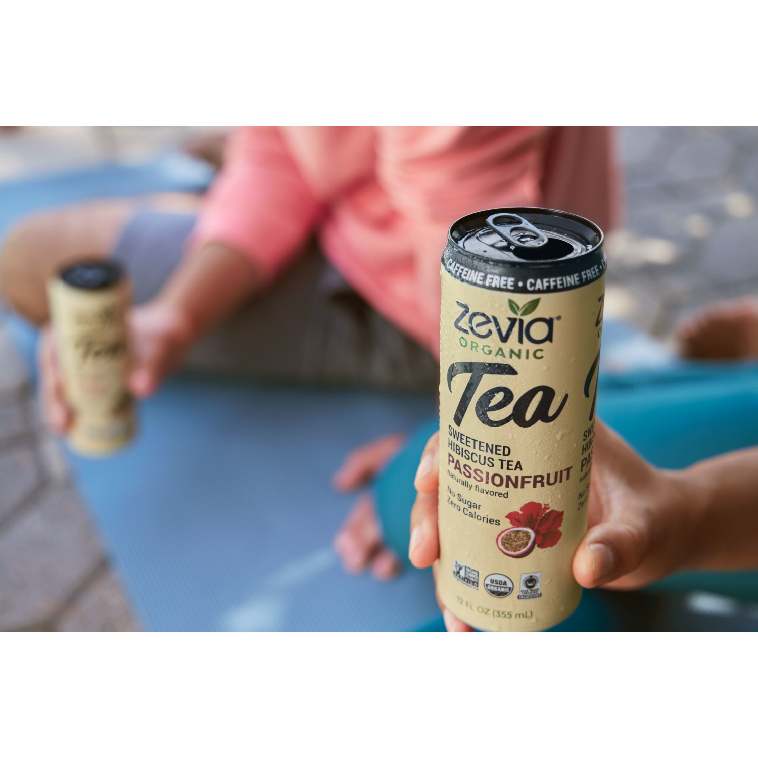 slide 4 of 4, Zevia Sweetened Passionfruit Hibiscus Tea - 12 fl oz, 12 fl oz