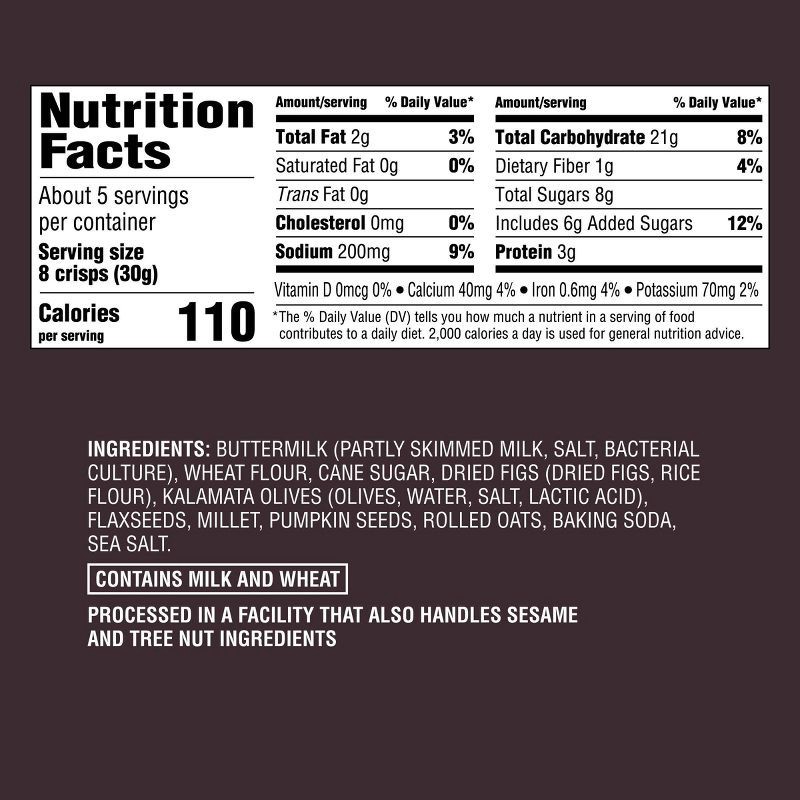 slide 4 of 4, Fig and Olive Mini Artisanal Crisps - 5.3oz - Good & Gather™, 5.3 oz