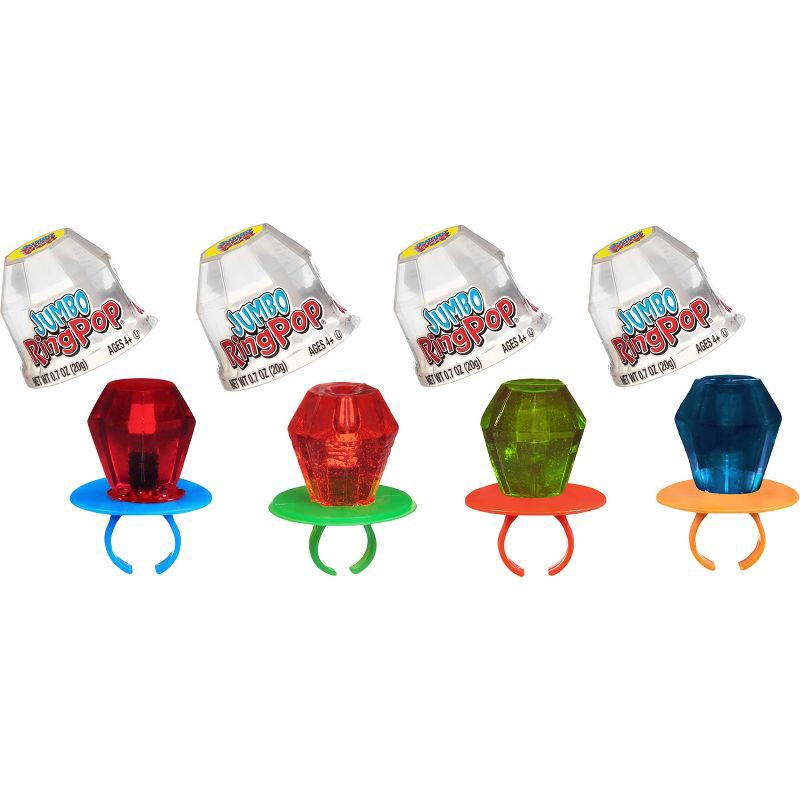 slide 4 of 7, Ring Pop Jumbo Candy - 0.7oz, 0.7 oz