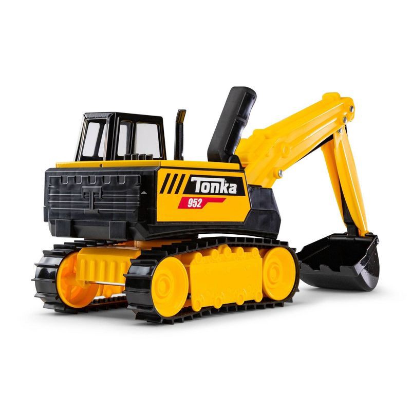 slide 4 of 8, Tonka Classics - Excavator: Non-Powered Construction Vehicle, Gross & Social Skills, Indoor/Outdoor Toy by Hasbro, 1 ct