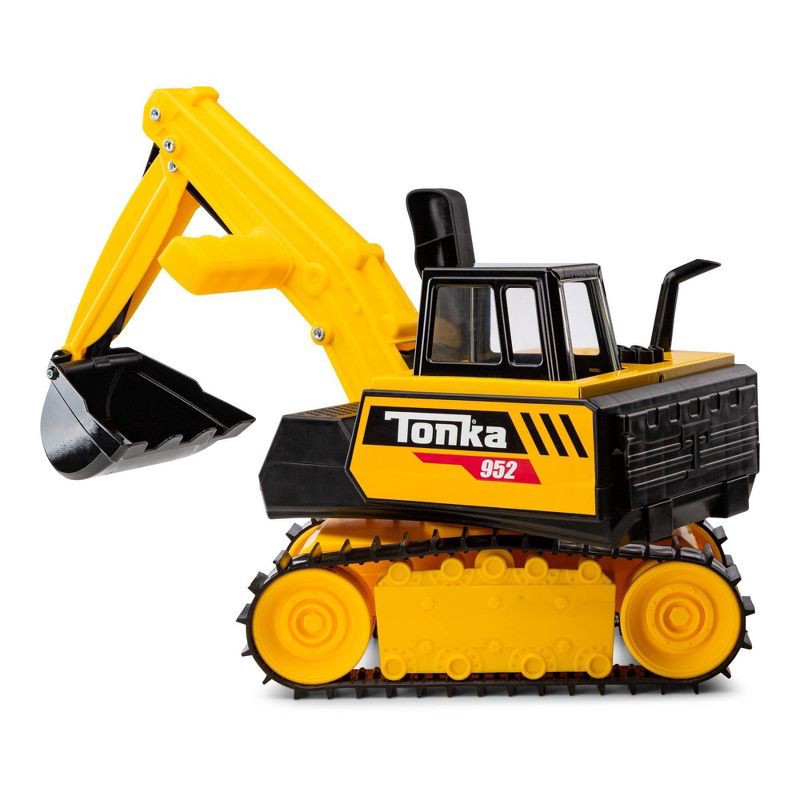 slide 5 of 8, Tonka Classics - Excavator: Non-Powered Construction Vehicle, Gross & Social Skills, Indoor/Outdoor Toy by Hasbro, 1 ct