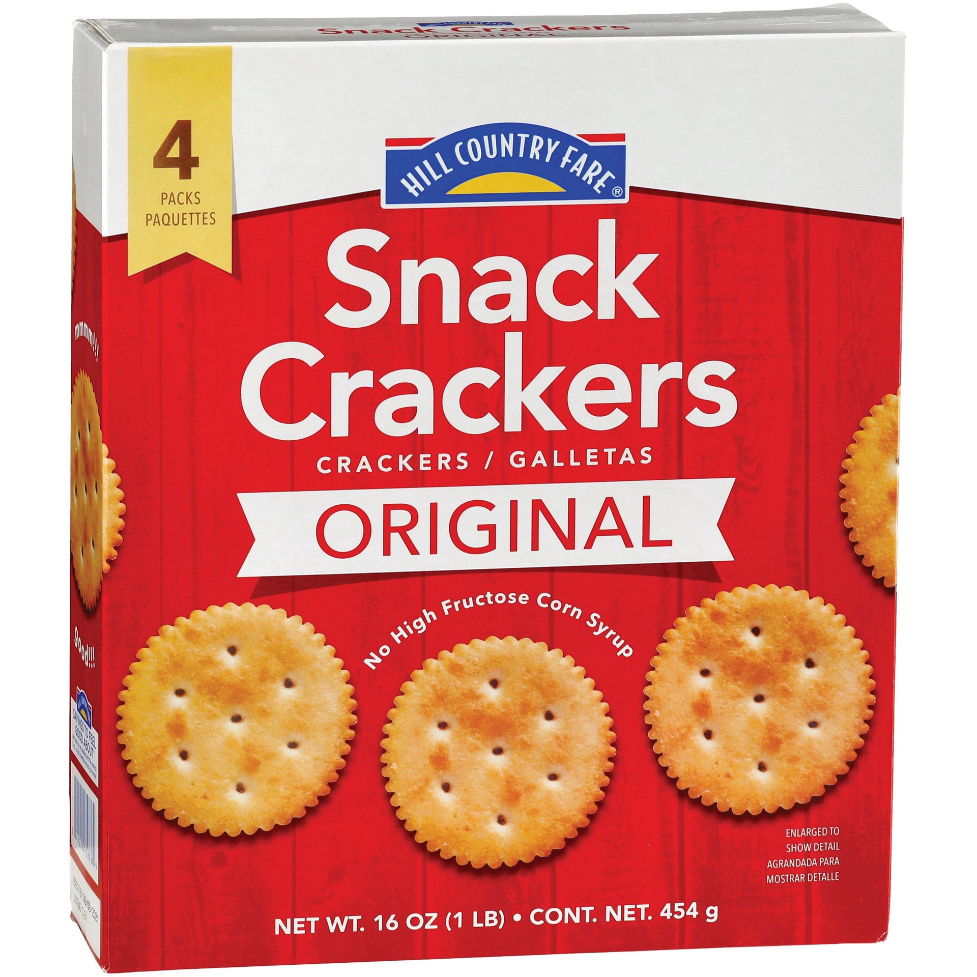 slide 1 of 1, Hill Country Fare Original Snack Crackers, 16 oz