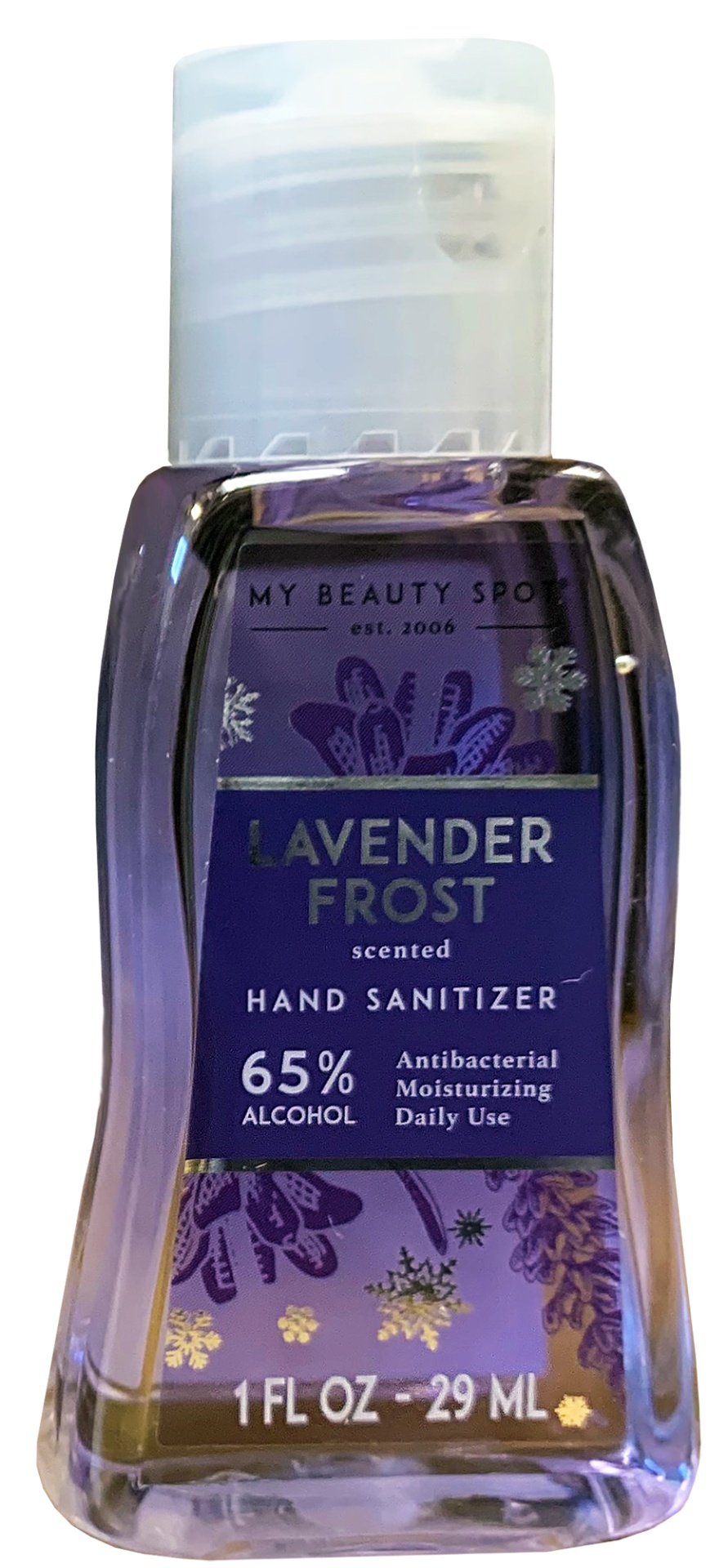 slide 1 of 1, My Beauty Spot Lavender Frost Hand Sanitizer, 1 fl oz