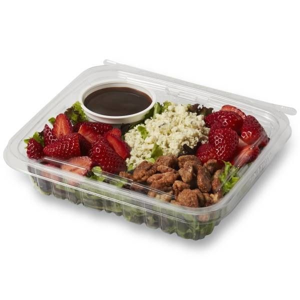 slide 1 of 1, Publix Deli Strawberry and Glazed Pecan, Grab & Go Salad (820 Cal/Salad), 1 ct