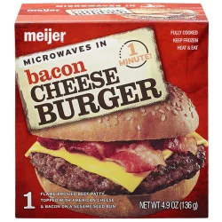 Meijer Bacon Cheeseburger