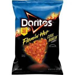 Doritos Flamin' Hot Cool Ranch Tortilla Chips - 9.25oz