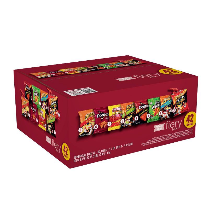 slide 5 of 8, Frito-Lay Variety Pack Fiery Mix - 42ct, 42 ct, 42 oz