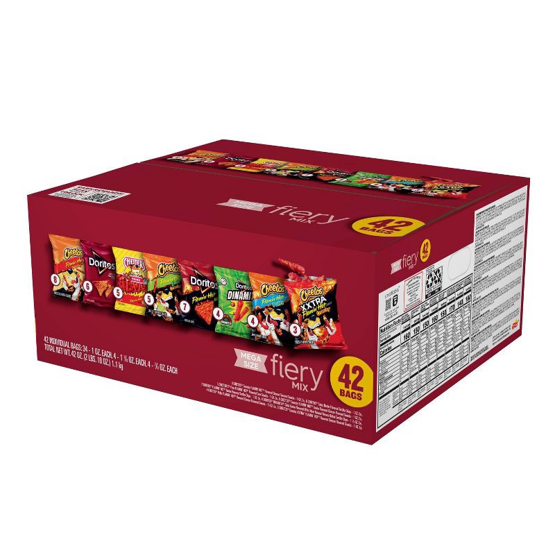 slide 6 of 8, Frito-Lay Variety Pack Fiery Mix - 42ct, 42 ct, 42 oz