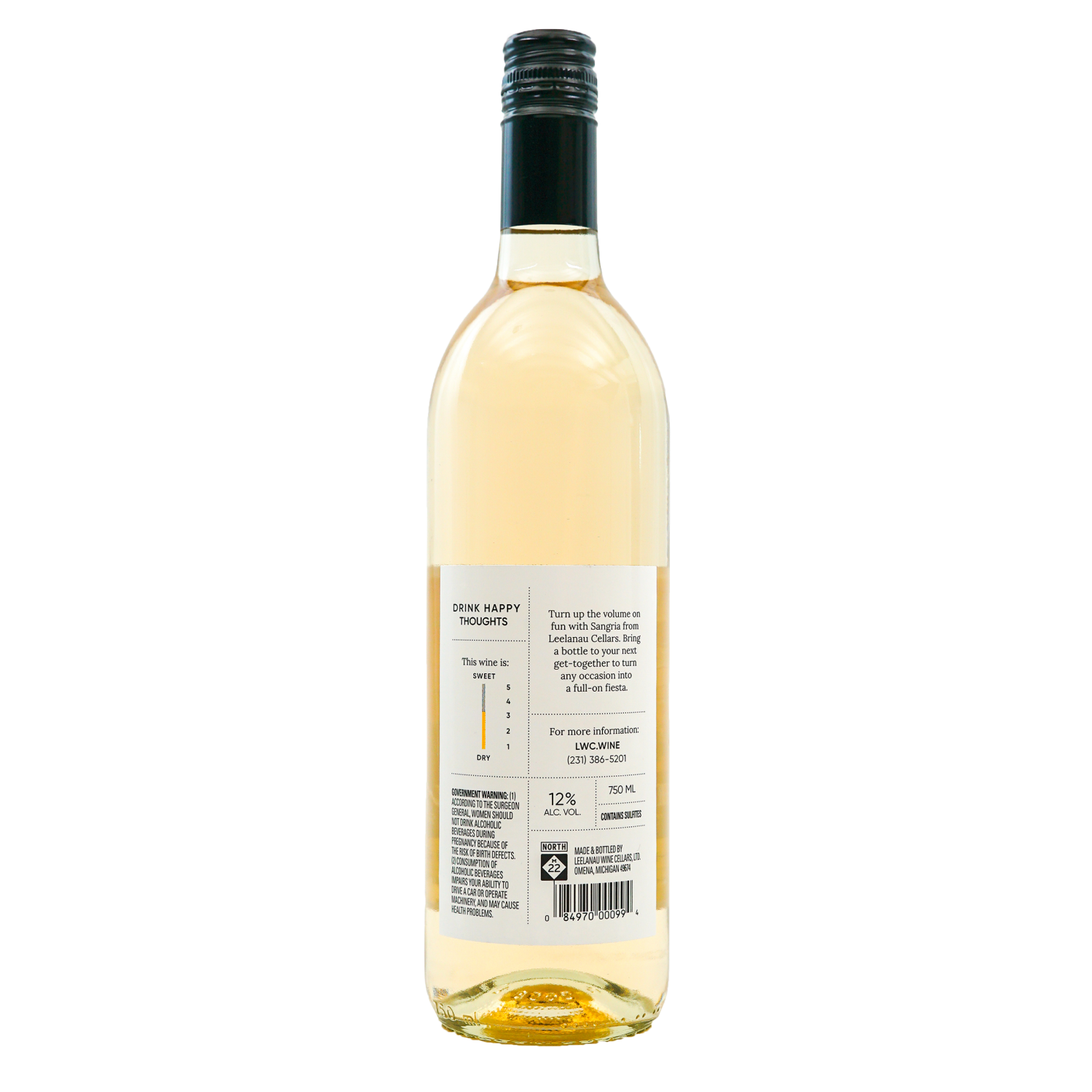 slide 3 of 4, Leelanau Cellars White Sangria, 750 ml